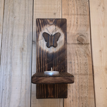 Porte bougie papillon