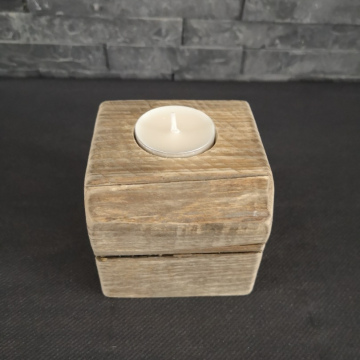 Bougeoir rosace métal