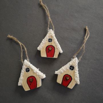 Les maisonnettes enneigées- Le lot