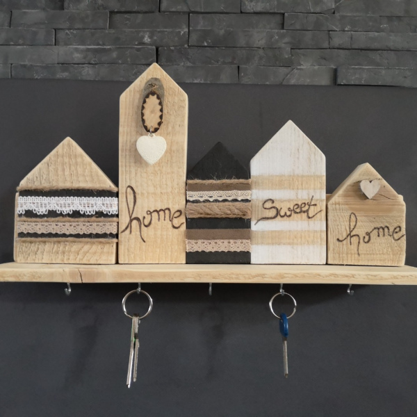 Accroche clés "home sweet home"